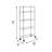 Aranza 36'' W Metal Height -Adjustable Shelving Unit with Wheels