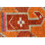 Tapis turc en laine noué à la main Anatolian Herki - rouge Boho
