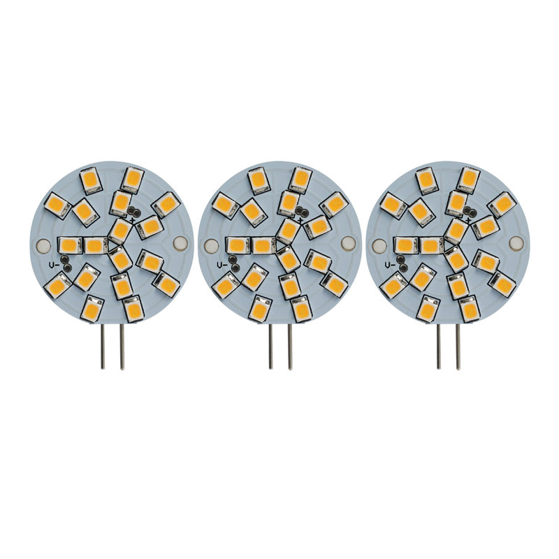 2.8 Watt (20 Watt Equivalent), LED, Dimmable Light Bulb Base, 3000K