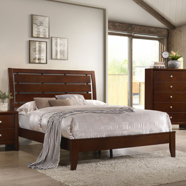 Winston Porter Braylon Wood Sleigh Bed & Reviews | Wayfair