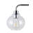 Daulton Iron/Seeded Glass Cottage Rustic LED Vanity Light-1588011387-1531401950