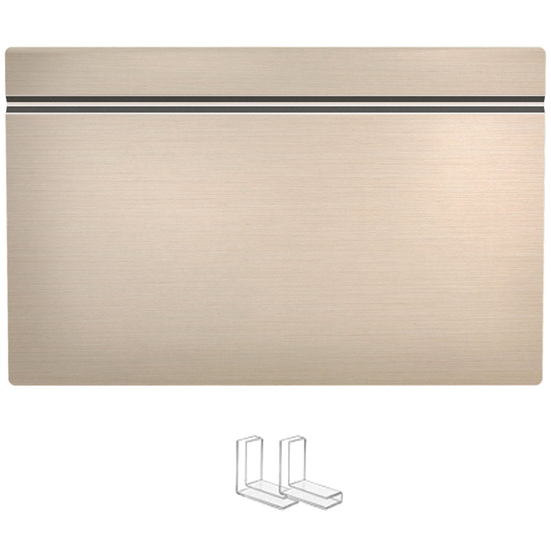 5 tablettes en mousse grillagées avec abat-jour en chêne pour étagères de salle de bain amovibles, décoratives avec grain de bois, 0,75 mm d'épaisseur, 10 supports en acrylique à angle droit pour ton garde-manger
