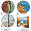 Orange méditerranéen, baignoire, tranquillité 3 - Art mural en métal pour salle de bain MT132100-1221491062