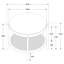 Table d'appoint ronde avec tablette de rangement (y compris la table basse)-1543184351-1543184346