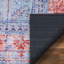 Nile Vintage Medallion Flatweave Blue/Red Machine Washable Area Rug-61443464