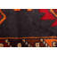 Tapis bleu marine Teimani 3 pi 6 po x 6 pi 8 po