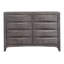 Commode double 8 tiroirs Jussica