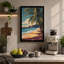 Tropical Beach Retreat Coastal - Wrapped Canvas-423461523-423461524