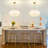 Vyrl 6 - Light Dimmable Modern Farmhouse Fabric Drum Chandelier for Living Room Kitchen Entryway Hallway Foyer-762561092