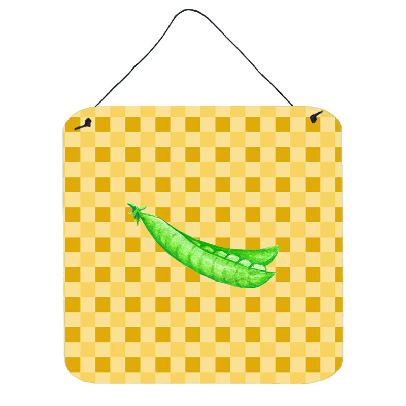 Décoration murale pois sur basketweave