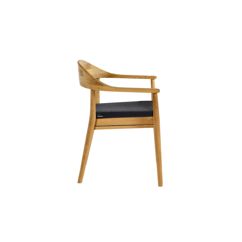 Copenhagen Outdoor Teak Dining Armchair, Includes Cushion