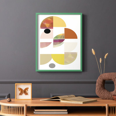 «Dorset Shapes IV», reproduction encadrée - bois massif