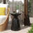 Outdoor Metal End Table -Large-324582162
