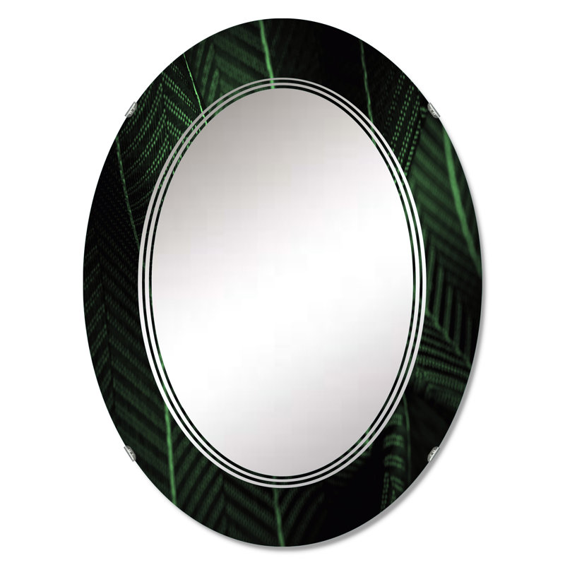 Miroir de salle de bain ovale mural, 36 po x 24 po