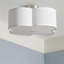 Plafonnier semi-encastré en tissu 4 lumières-1019904927-1019904923