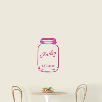 Adhésif décoratif Mason Jar