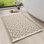 Tapis de salle de bain gaufré, tapis de bain Boho très doux et absorbant antidérapant, tapis de douche à revers en caoutchouc pour plancher de salle de bain, baignoire et douche