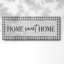 "Home Sweet Home" sur toile, art textuel-754128035