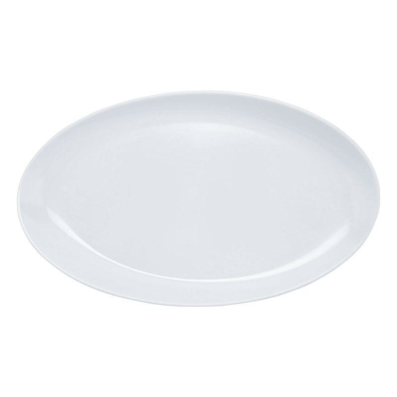 Le GE Plateau ovale en mélamine, 17 po x 10 po, Blanc