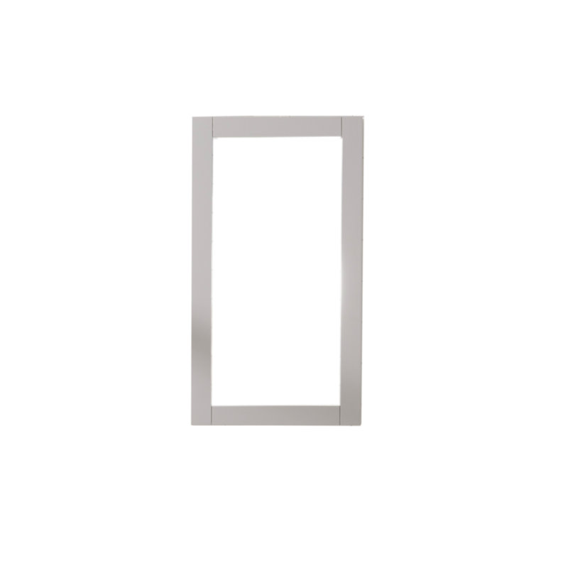 Miroir de salle de bain Brisa, Gris, H 30 po x l 16 po