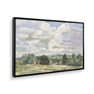 «Distant View of Somers Mountain» par Stephen Calcasola, reproduction d'art sur toile