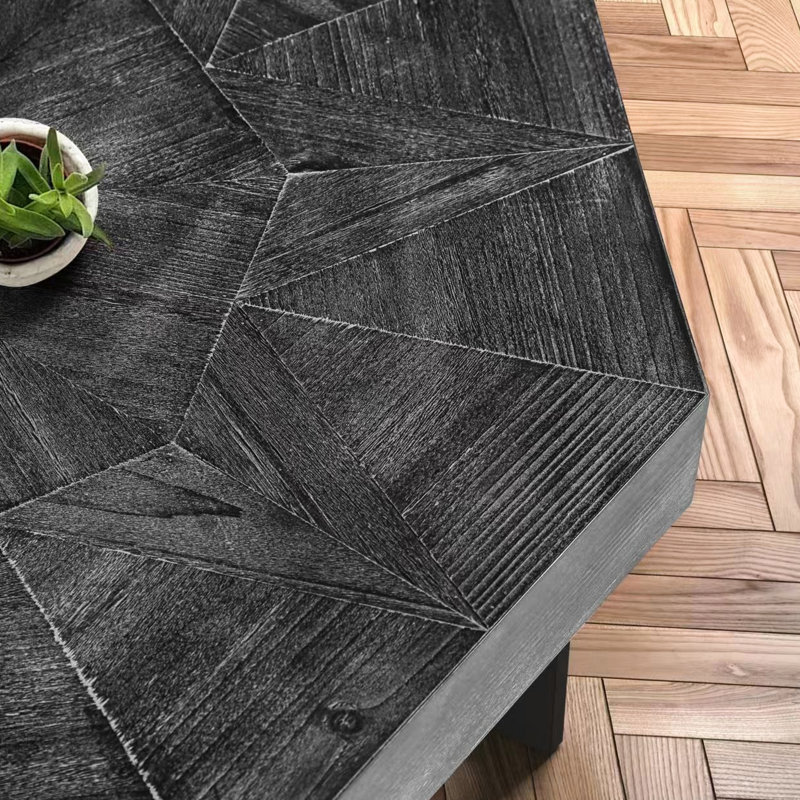Table basse Aderyn, Noir antique