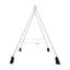 Cadre de support de balançoire aérien de yoga robuste, longueur 9,6 pi, argent