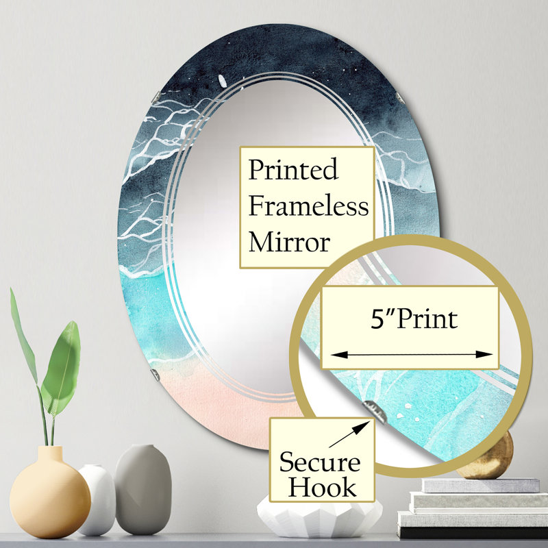 Miroir de salle de bain sans cadre, 30 po x 20 po