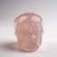 Polished Rose Quartz Skull Carving (120 Grams)