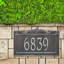 Plaque d'adresse murale 1 ligne Signature Series-1305610785-1305610786-1305610797