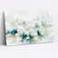 «Blue and White Watercolor Flowers with Gold Outline», art mural sur toile-826558608