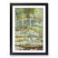 The Japanese Footbridge Vol.1 by Claude Monet - Framed Print-62763552-62763556