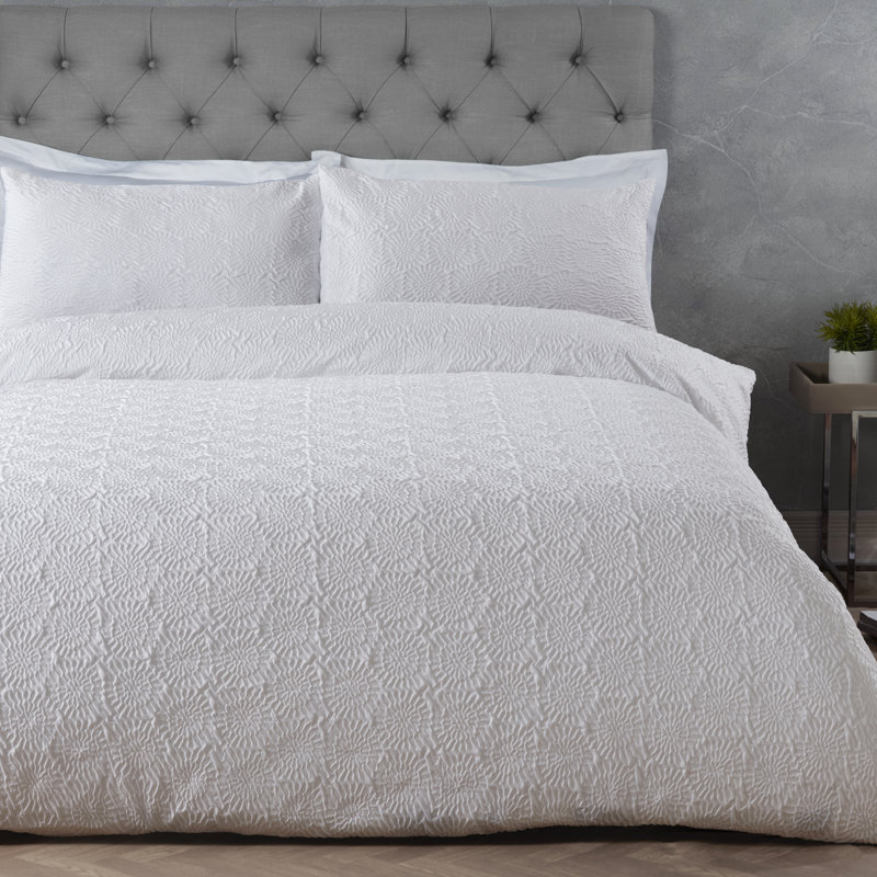 Meridan Solid Colour Duvet Cover Set with Pillowcases Included, Single Duvet Cover + 1 Pillowcase