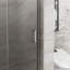 Panneau de douche pivotant en verre trempé 1/4 po Goody-112984355