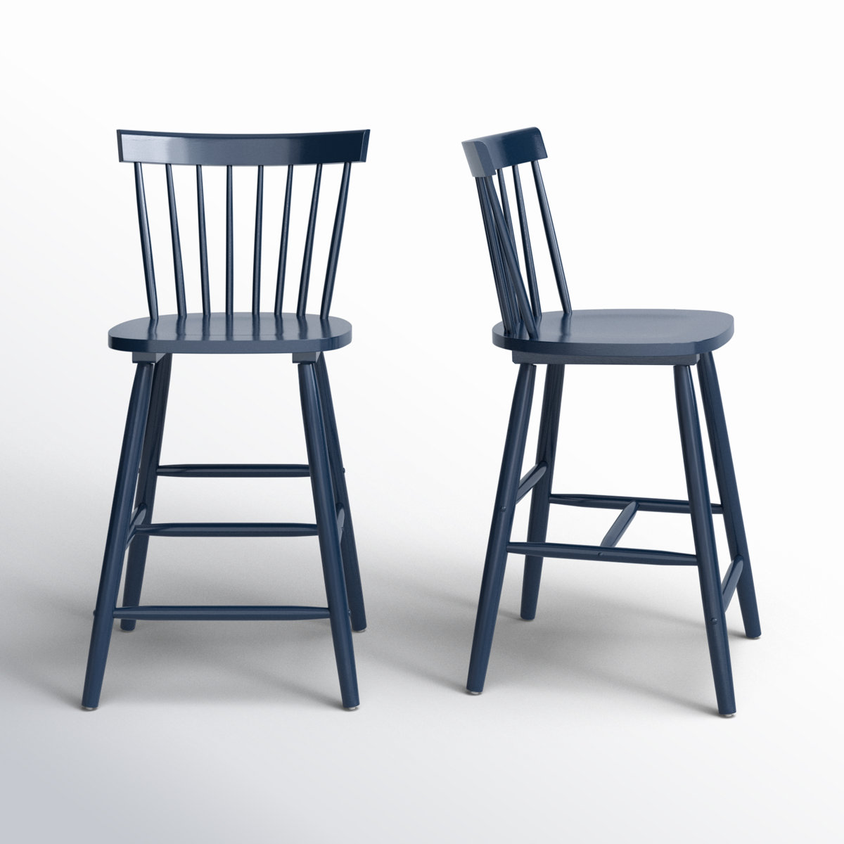 AllModern Stacee Solid Wood Bar & Counter Stool