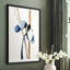 Série FLORAL Dxxv - reproduction encadrée de qualité supérieure - prête à être accrochée - aucun clou requis-621810349-621810322