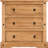 Emerfield 3 Drawer 92Cm W Solid Wood Chest Of Drawers