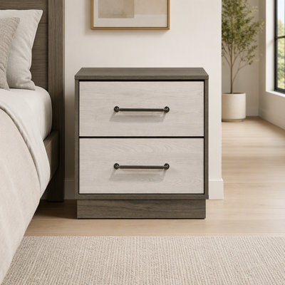 Table de chevet 2 tiroirs Edmondson