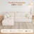 106" Boneless Deep Seat Modular Sofa With Lounge Chair & Memory Foam-718366695-718366712