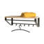 Datura Metal 5 - Hook Wall Mounted Coat Rack with Storage