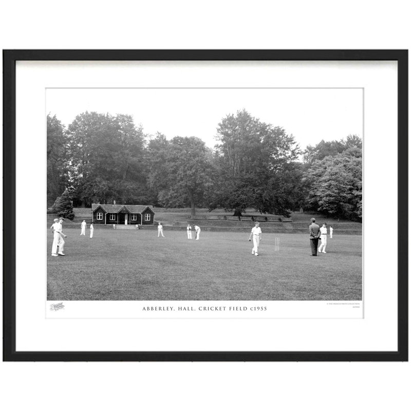Abberley, Hall, Cricket Field C1955 by Francis Frith - Single Picture Frame Print, 60cm H x 80cm W x 2.3cm D