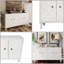 Armoire de rangement à 4 portes Accent