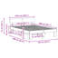 Bed Frame with Headboard Solid Pine Wood-1070559627-1070559644