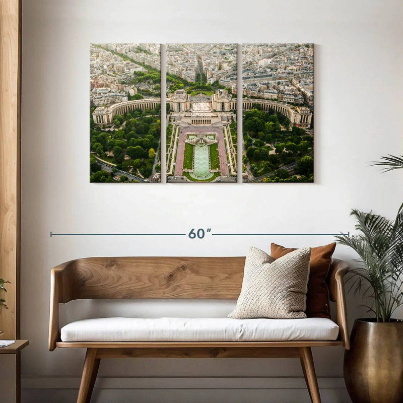 Sireci Above Paris, 28" H x 45" W