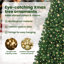 vidaXL Artificial Christmas Tree with 300 LEDs with Stand Green-461239802