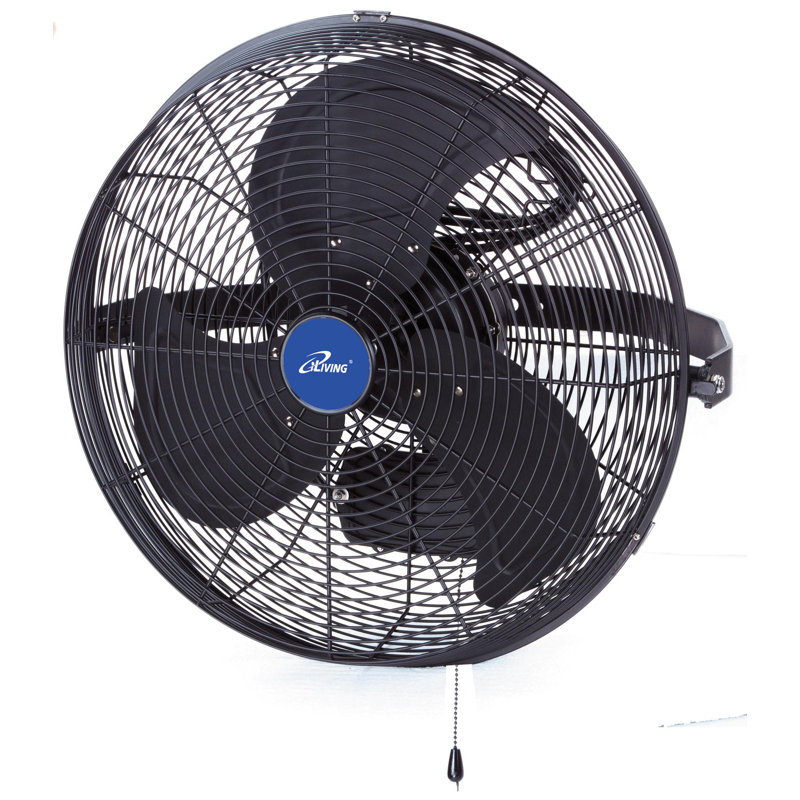 Ventilateur mural iLIVING de 18 po - 6360 CFM, 3 vitesses, de qualité industrielle, commercial / résidentiel, extérieur / intérieur pour garage, patio, atelier, serre | Homologué UL