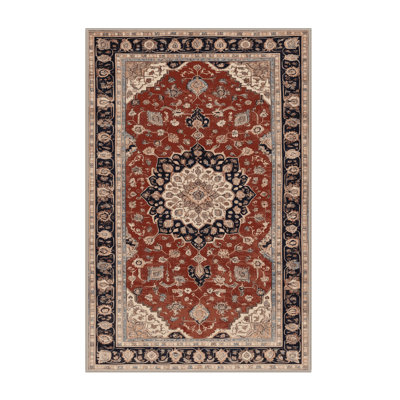 Machine Washable Persian Beige Area Rug