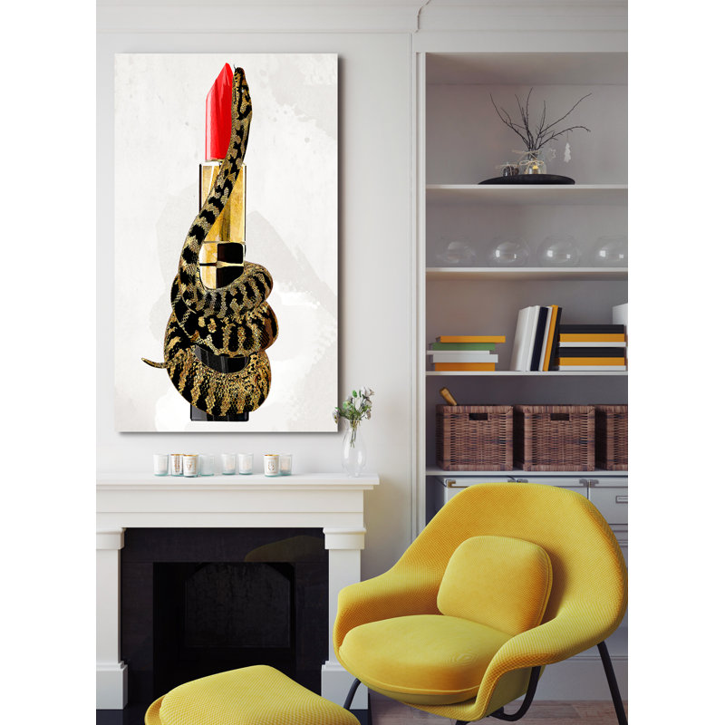 «Deadly Kisses», impression, Toile tendue, H 48 po x l 28 po x P 1,5 po