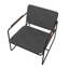 Fauteuil d'appoint en acier noir pourquoi Whythe-597825402-597825403