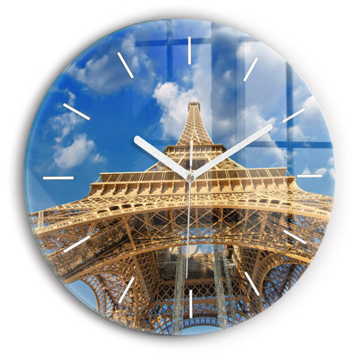 Glass Wall Clock